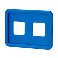 Price Display "Click" / Price Cassette / Frame for Pricing Display | blue, similar to RAL 5015 A8
