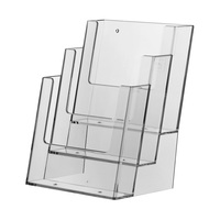 Leaflet Display / Multi-section Leaflet Stand / Leaflet Holder / 3-Section Tabletop Leaflet Stand "Universum" | A5