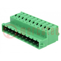Pluggable terminal block; Contacts ph: 5.08mm; ways: 10; straight