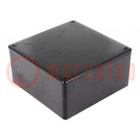 Enclosure: multipurpose; X: 120mm; Y: 120mm; Z: 59mm; 1591; ABS; black