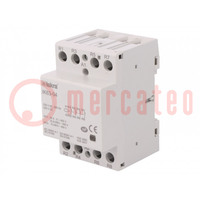 Contactor: 4-pole installation; 63A; 230VAC,220VDC; NC x4
