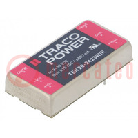 Convertidor: DC/DC; 20W; Uentr: 9÷36V; Usal: 15VDC; Usal2: -15VDC