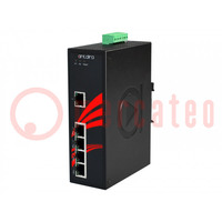 Switch PoE Ethernet; onbeheerbaar; Aantal poorten: 5; 12÷36VDC