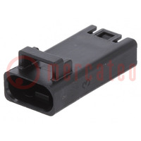 Plug; Connector: wire-wire; FLH; PIN: 2; male; Type: w/o contacts