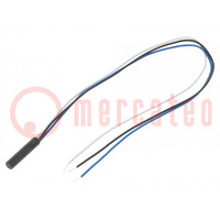 Reed switch; Range: 9.3mm; Pswitch: 5W; Ø5.8x25.4mm; Contacts: SPDT
