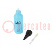 Dosing bottles; 60ml; ESD; blue; Size: 26; Equipment: needle