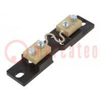 Current shunt; 25A; Class: 0.2; 150mV; for DIN rail mounting