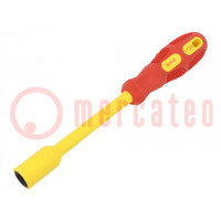 Screwdriver; insulated; 6-angles socket; HEX 12mm