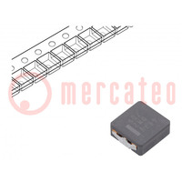 Inductor: wire; SMD; 4.7uH; 14.9A; 11.8mΩ; ±20%; 10.7x10x4mm; ETQP4M