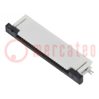 Connector: FFC/FPC; horizontal; PIN: 24; top contacts,ZIF; SMT