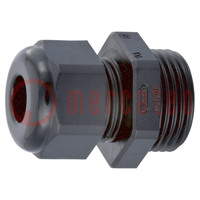 Cable gland; PG21; IP54; polyamide; grey; HSK-KE