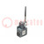 Limit switch; plunger on spring loaded element R 106mm; 10A