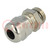 Cable gland; M12; 1.5; IP68; brass; Body plating: nickel