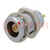 Connector: circular; 00; socket; female; PIN: 2; soldering; 3.5A