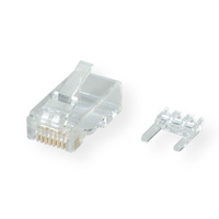 ROLINE modulaire connector niet afgeschermd Cat.6 (Class E) voor massieve kabel, 10 St.