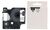 rillprint Schriftbandkassette, schwarz/weiß, 9 mm x 7 m (71700094)