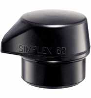 Halder SIMPLEX-Einsatz, Gummikomposition, schwarz, Standfuß, 60 mm