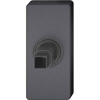 Produktbild zu FSB ablakkilincs adapter rozetta szögletes, alumínium fekete matt