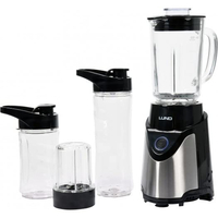 LUND BLENDER À SMOOTHIE - 500W - 240V - 14X14X34,5CM (LONGUEUR X LARGEUR X HAUTEUR) AVEC 2 BOUTEILLES VOREL 67703