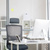 Bürostuhl / Drehstuhl CAPTIVO BASE W Stoff / Netzstoff grau hjh OFFICE