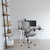 Bürostuhl / Drehstuhl BRETON BASE W Stoff / Netzstoff grau hjh OFFICE