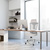 Bürostuhl / Drehstuhl FALEO W Netzstoff / Stoff grau hjh OFFICE