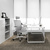 Bürostuhl / Drehstuhl PROFONDO PRO W Netzstoff / Stoff grau hjh OFFICE