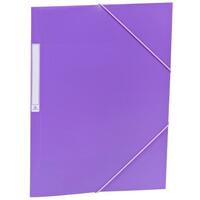 CARCHIVO CARPETA 3 SOLAPAS FOLIO C/GOMAS PP OPACO VIOLETA