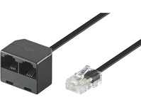 Microconnect MPK404 telefonkábel 0,2 M Fekete