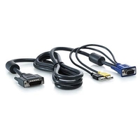 HP 1x4 KVM Console 6ft USB Cable cable de red