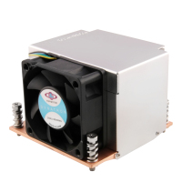Inter-Tech R-5 Processor Koeler 6 cm Aluminium, Zwart