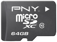 PNY MicroSDXC Android 64GB, Class 10 flashgeheugen Klasse 10