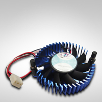 Inter-Tech V-31G Chipset Kühler 5 cm Schwarz, Blau