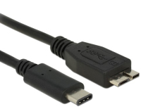 DeLOCK 0.5m USB3.1 C - MicroUSB3.1 B USB kábel 0,5 M USB 3.2 Gen 2 (3.1 Gen 2) USB C Micro-USB B Fekete