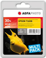 AgfaPhoto APET163SETD nabój z tuszem Czarny, Błękitny, Purpurowy, Żółty 1 szt.