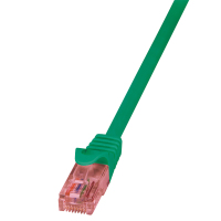 LogiLink 1m Cat.6 U/UTP kabel sieciowy Zielony Cat6 U/UTP (UTP)