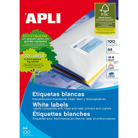 APLI 01244 etiqueta de impresora Blanco