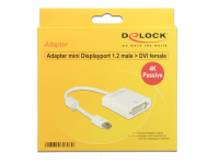 DeLOCK 62606 video átalakító kábel 0,2 M Mini DisplayPort DVI-I Fehér