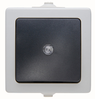 Kopp 566356003 light switch Thermoplastic Black, Grey