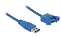 DeLOCK USB 3.0 A, 1m USB Kabel USB 3.2 Gen 1 (3.1 Gen 1) USB A Blau