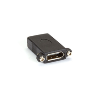 Black Box VA-DP-CPL cambiador de género para cable DisplayPort Negro