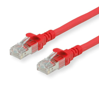 ROLINE 21152982 kabel sieciowy Czerwony 0,3 m Cat6a U/UTP (UTP)