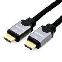 ROLINE 11.04.5853 HDMI kábel 5 M HDMI A-típus (Standard) Fekete, Ezüst