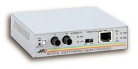 Allied Telesis 100TX to 100FX (ST) Multi-Mode Media Converter netwerk media converter 100 Mbit/s
