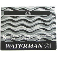 Waterman S0110850 recharge pour stylos Noir 8 pièce(s)