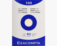 Exacompta 13356E index card Ivory