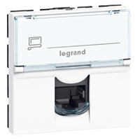 Legrand 076576 socket-outlet RJ-45 White