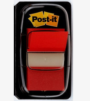 3M I680-1 etichetta autoadesiva Rettangolo Rimovibile Rosso 50 pz