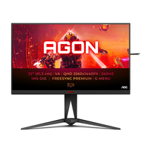 AOC AGON 5 AG325QZN/EU LED display 80 cm (31.5") 2560 x 1440 pixelek Quad HD Fekete