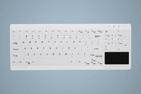 Active Key AK-C7412 tastiera USB Belga Bianco